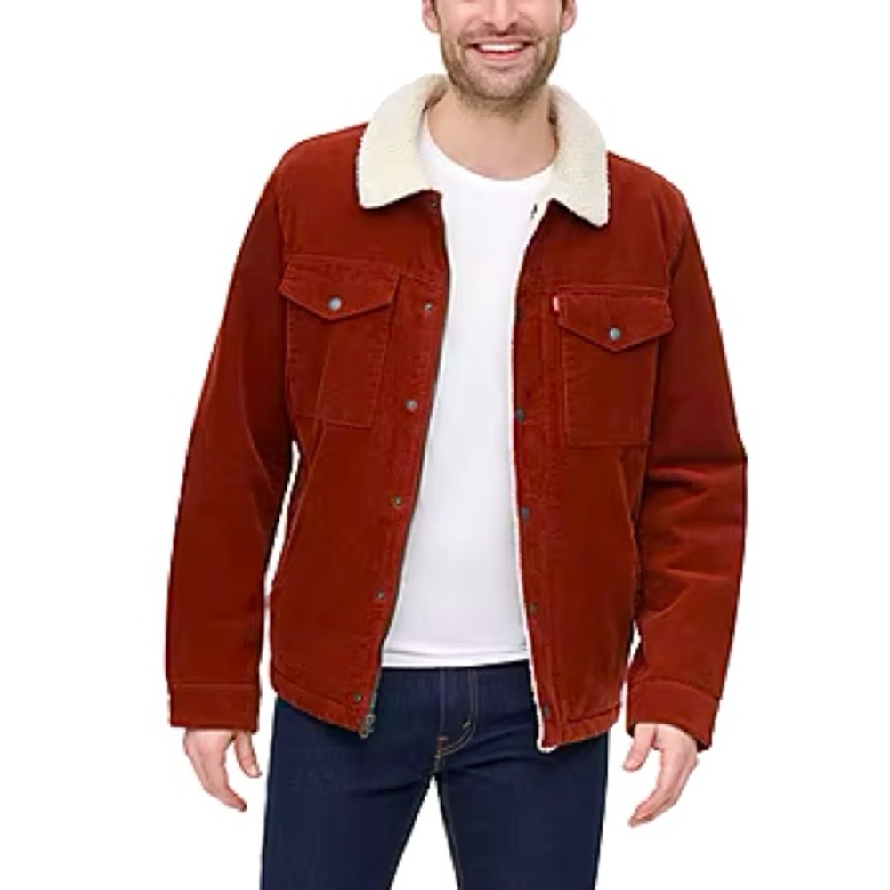 Levi’s Corduroy Sherpa Lined Trucker Jacket